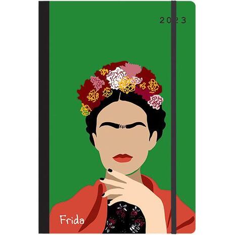 Ημερολόγιο ημερήσιο NEXT Trends flexi με λάστιχο 14x21cm 2023 Frida